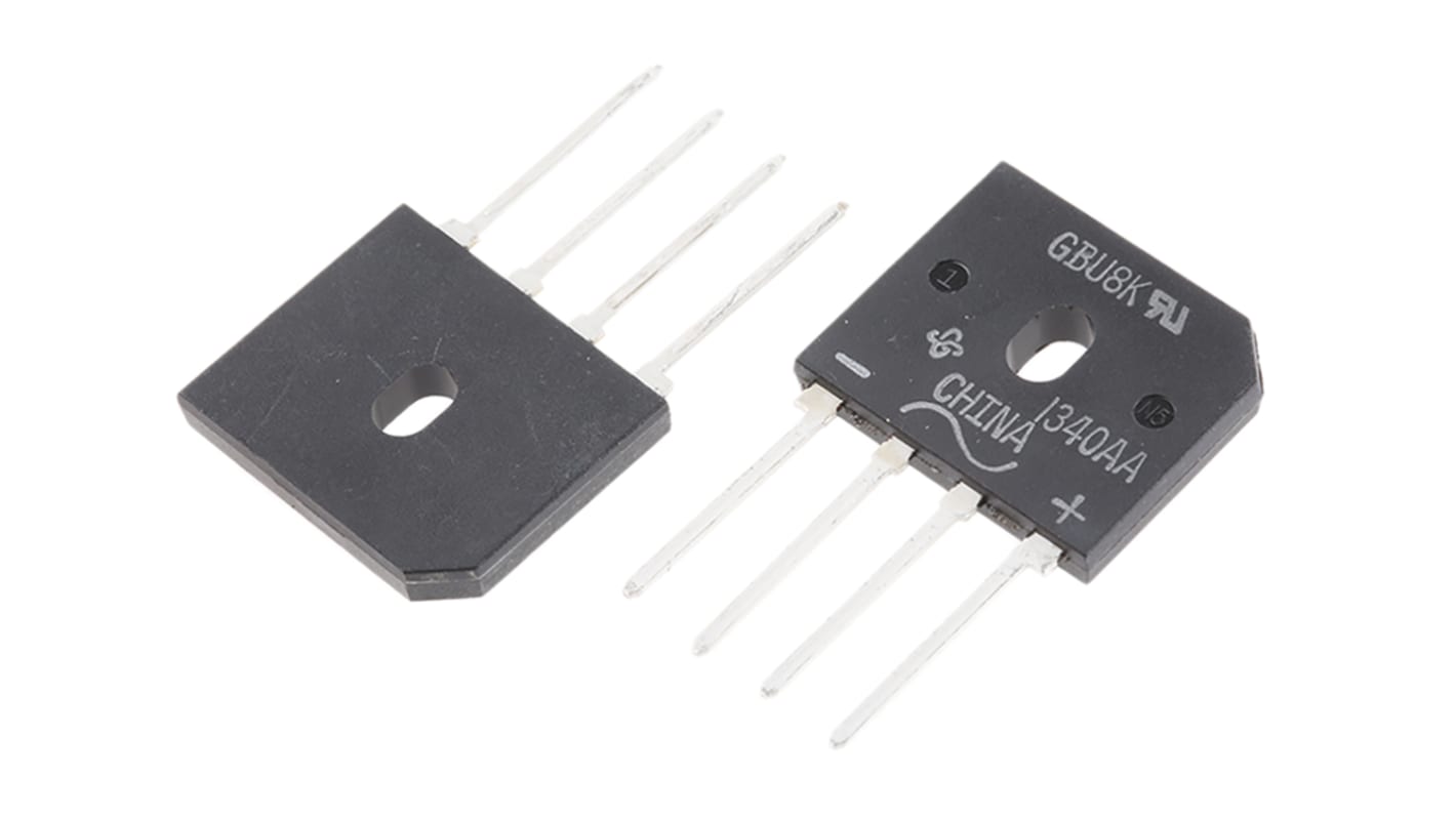 Vishay Bridge Rectifier, 8A, 800V, 4-Pin