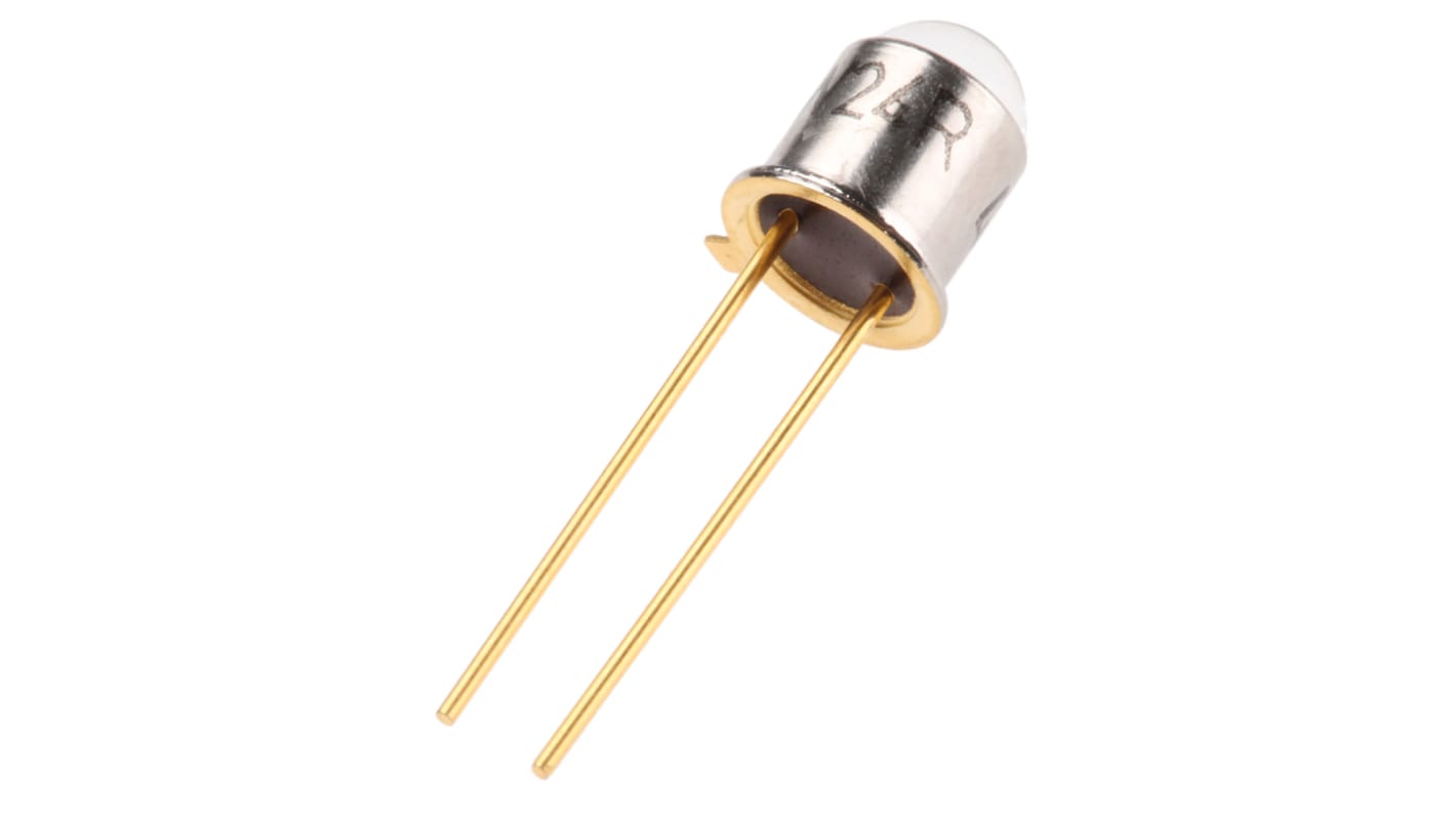 Vishay, BPW24R IR + Visible Light Si Photodiode, Through Hole TO-18