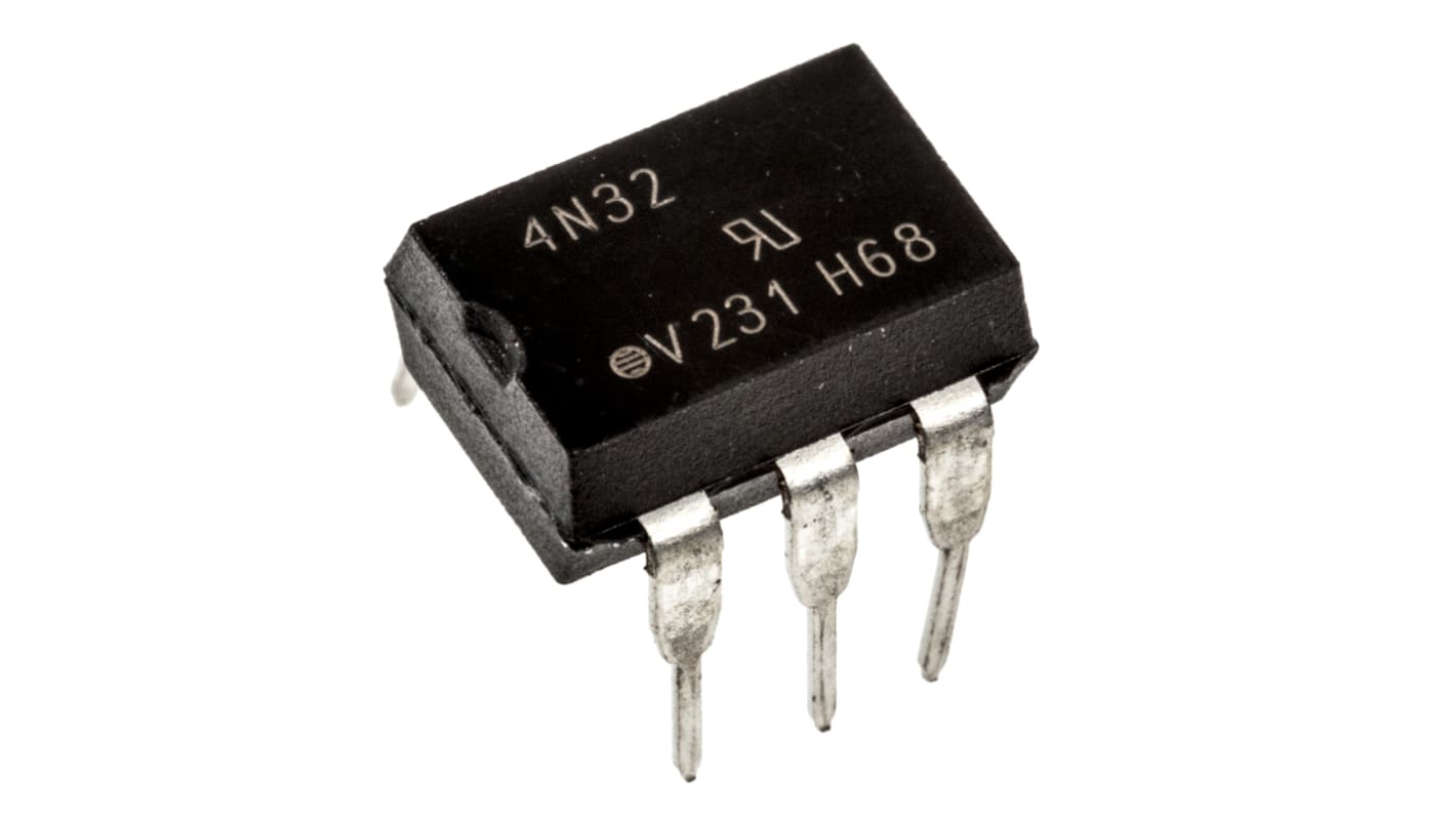 Vishay 4N32 THT Optokoppler DC-In / Darlington-Out, 6-Pin PDIP, Isolation 5300 V ac