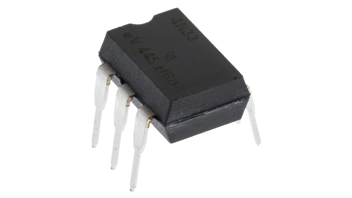 Vishay 4N33 THT Optokoppler DC-In / Darlington-Out, 6-Pin PDIP, Isolation 5300 V ac