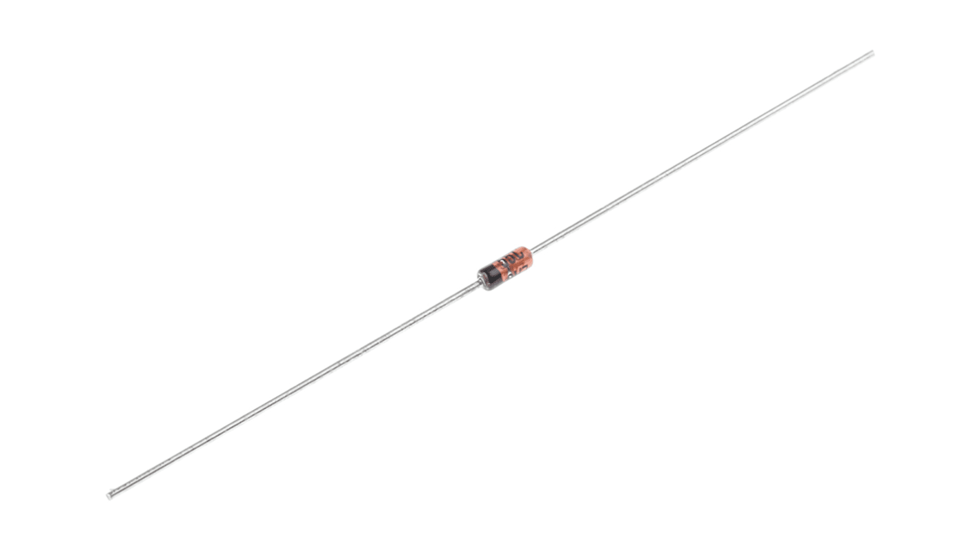 Diode Zener Vishay, 2.7V, Traversant, dissip. ≤ 500 mW DO-35