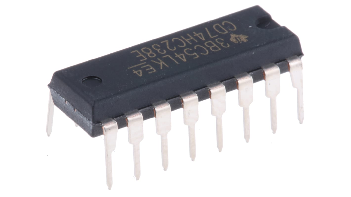 Texas Instruments CD74HC238E, Decoder, 16-Pin PDIP