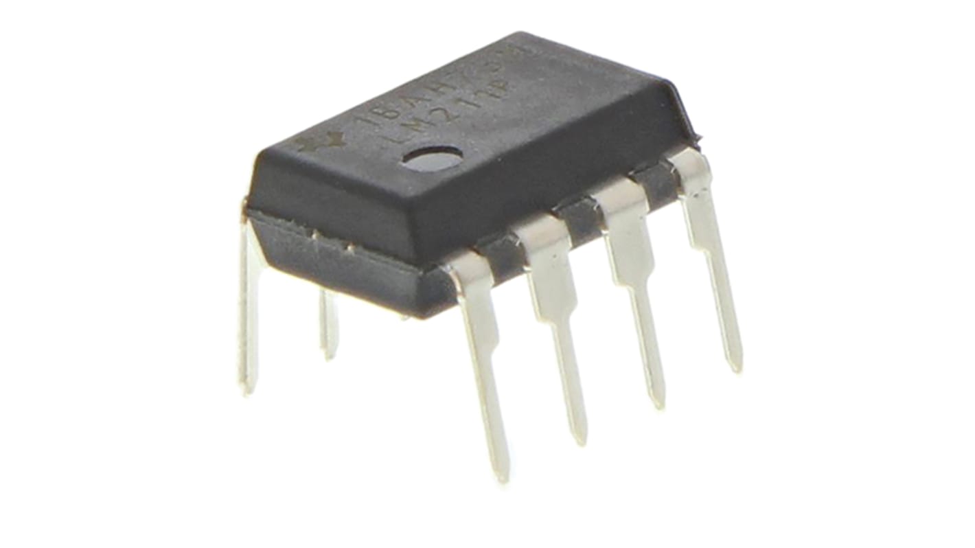 Texas Instruments Komparator Universal PDIP Dual, Single Open Collector/Emitter 0.165μs 1-Kanal 8-Pin 5 → 28 V