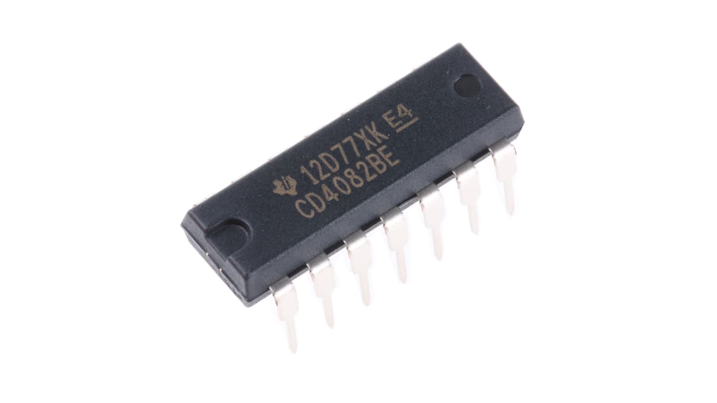 Gate logico Dual AND Texas Instruments, 3 V → 18 V, 14 Pin, PDIP