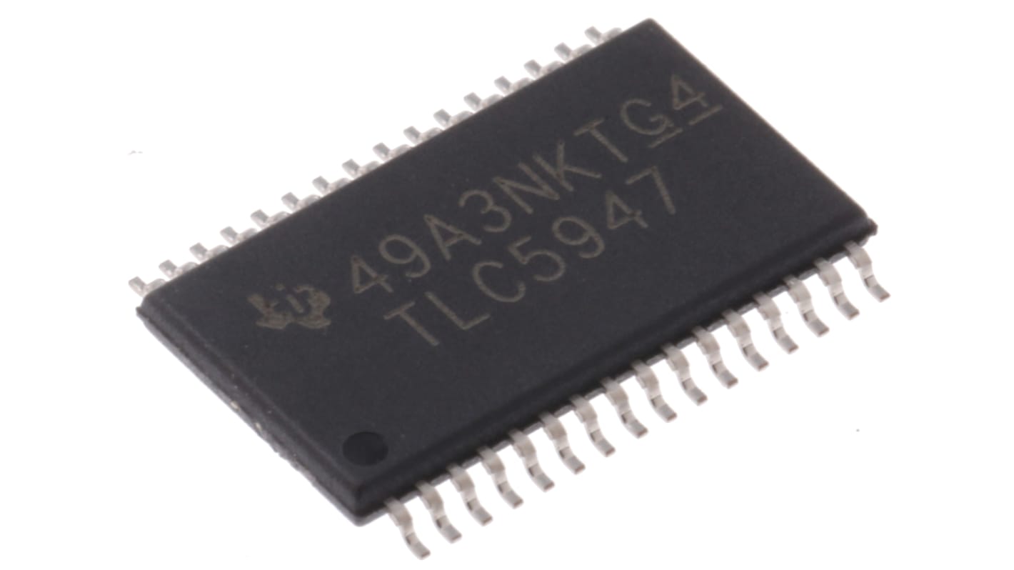 Texas Instruments TLC5947DAP HTSSOP Display Driver, 24 Segment, 32 Pin, 3.3 V, 5 V