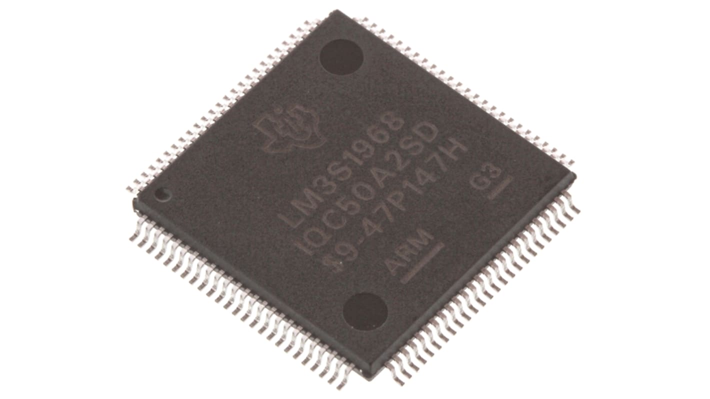 Mikrokontroler Texas Instruments Stellaris LQFP 100-pinowy Montaż powierzchniowy ARM Cortex M3 256 kB 32bit 50MHz