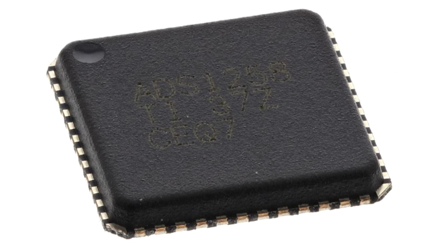 Texas Instruments ADS1258IRTCT, 24bit Serial ADC Differential, Single
