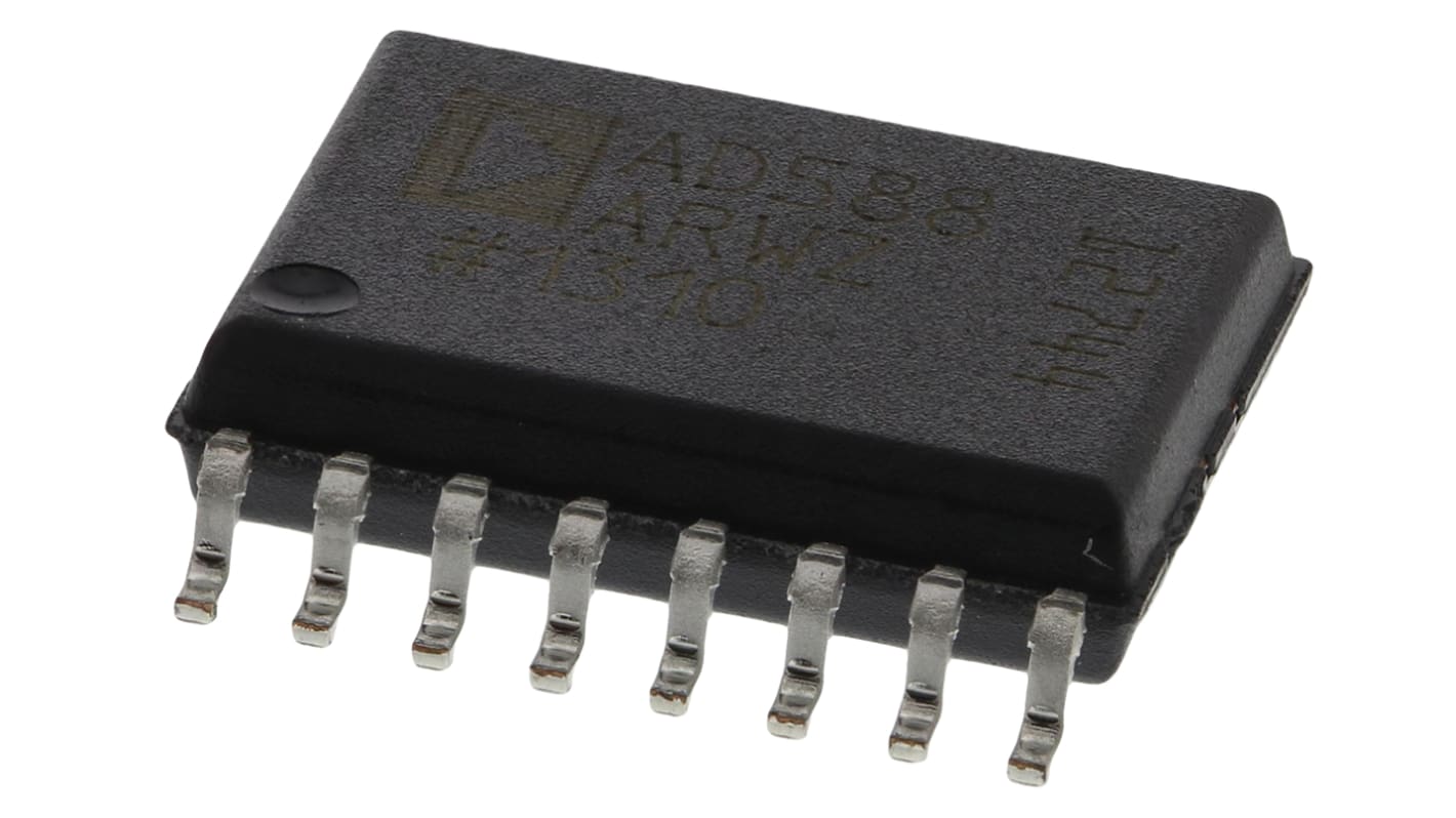 Analog Devices 基準電圧IC, 出力：10V 表面実装 プログラマブル, 16ﾋﾟﾝ, AD588ARWZ