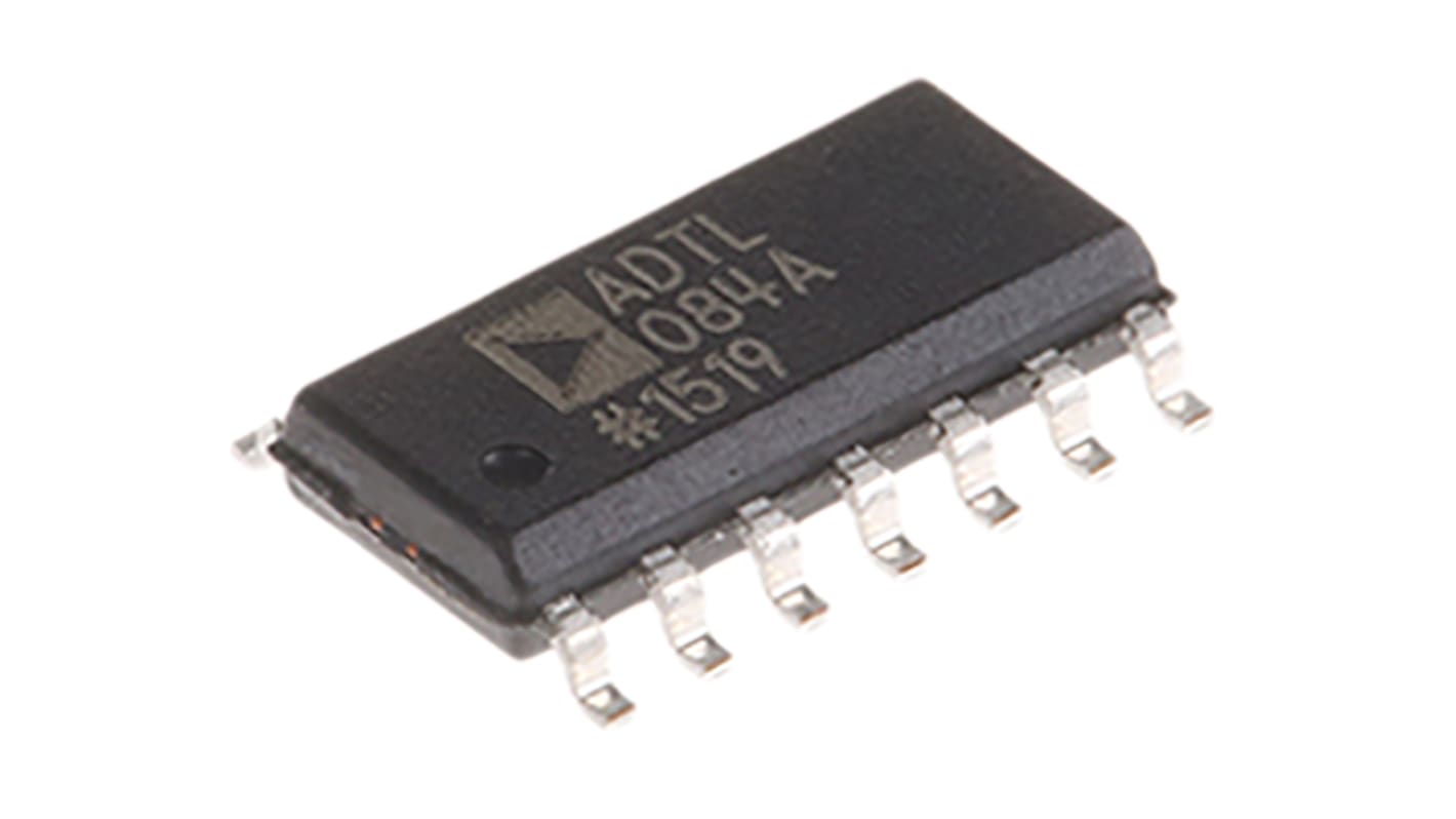 Amplificateur opérationnel Analog Devices, montage CMS, alim. Simple, Double, SOIC 4 14 broches