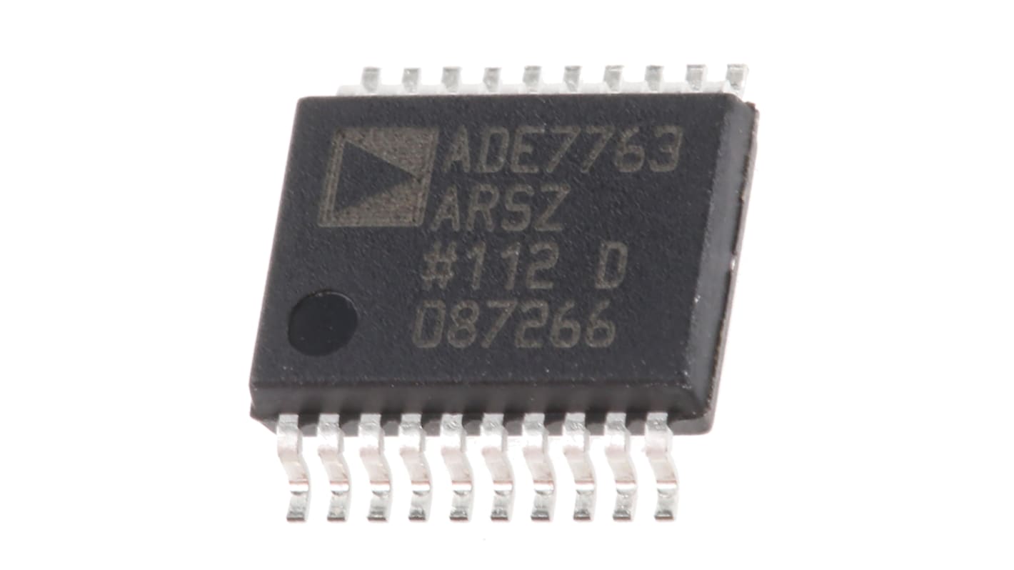 Analog Devices Energy Meter IC 20Pin SSOP, ADE7763ARSZ RS