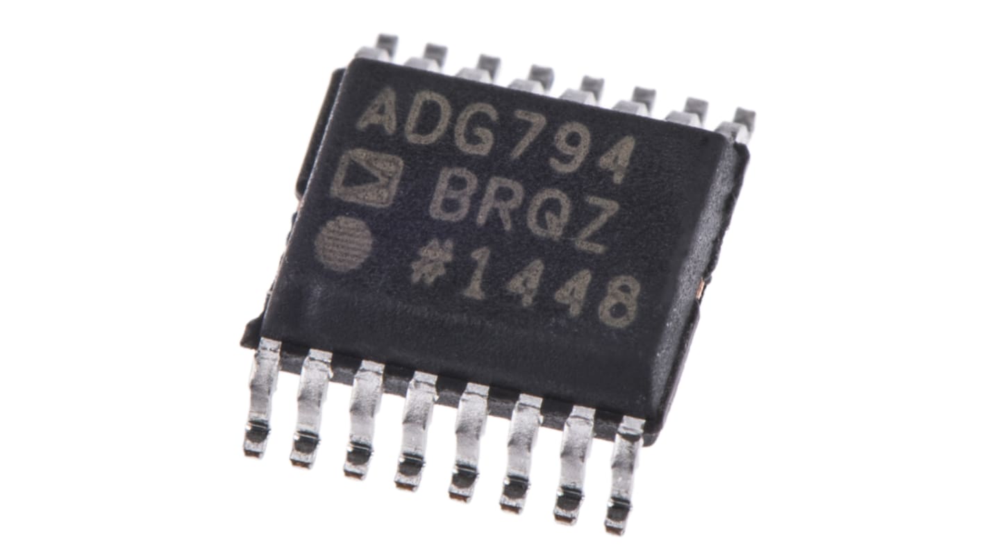 Analog Devices ADG794BRQZ Multiplexer Quad 21 3.3 V, 5 V, 16Pin QSOP RS