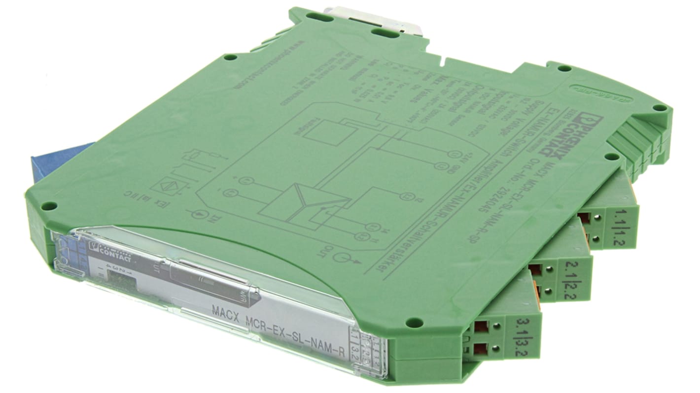 2924045 Phoenix Contact 1 Channel Galvanic Barrier, Isolating