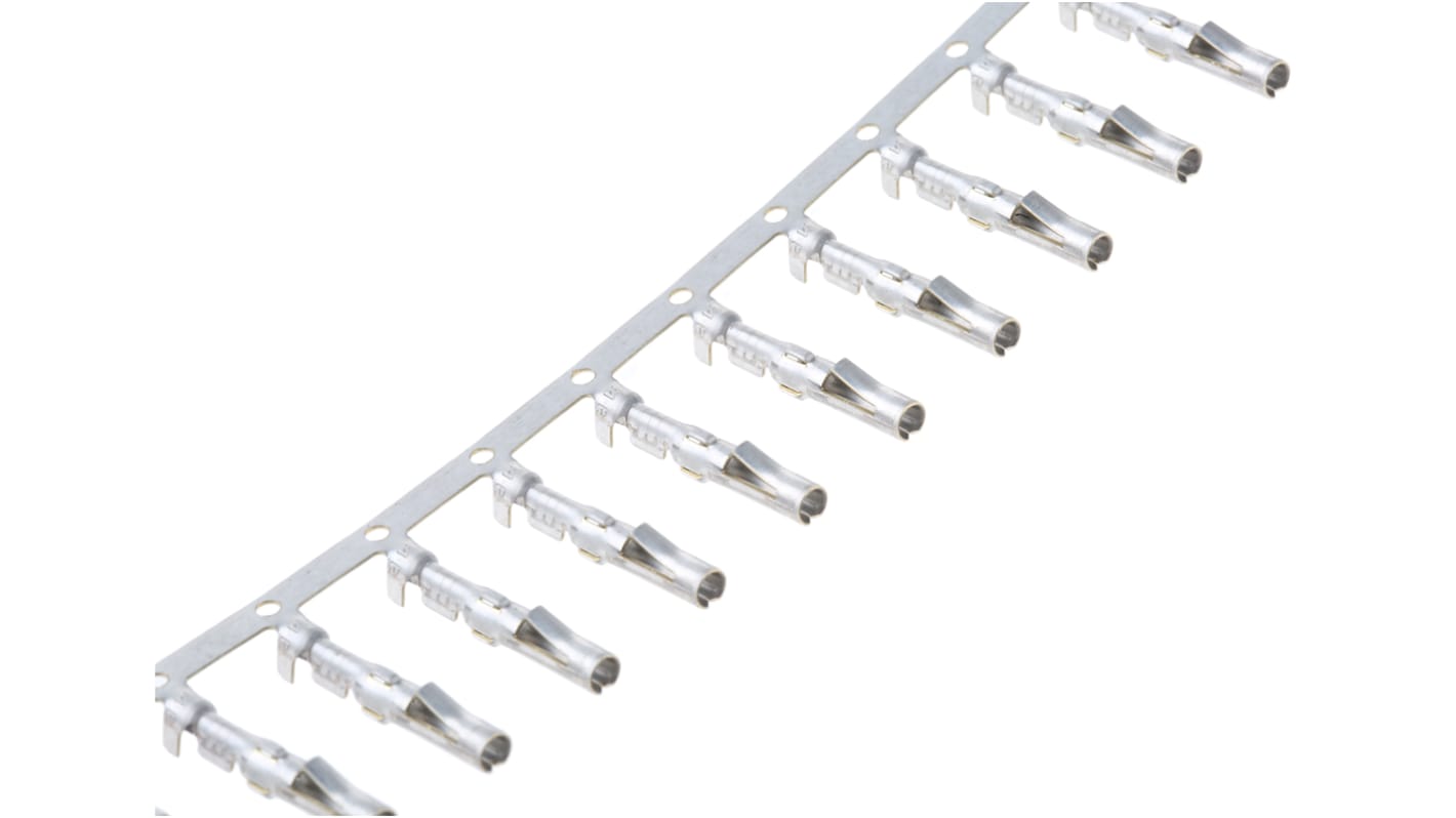 TE Connectivity Crimpterminal, serie Commercial MATE-N-LOK, Hun, Crimp-terminering, Tin-overflade 18AWG 0.8mm² 24AWG