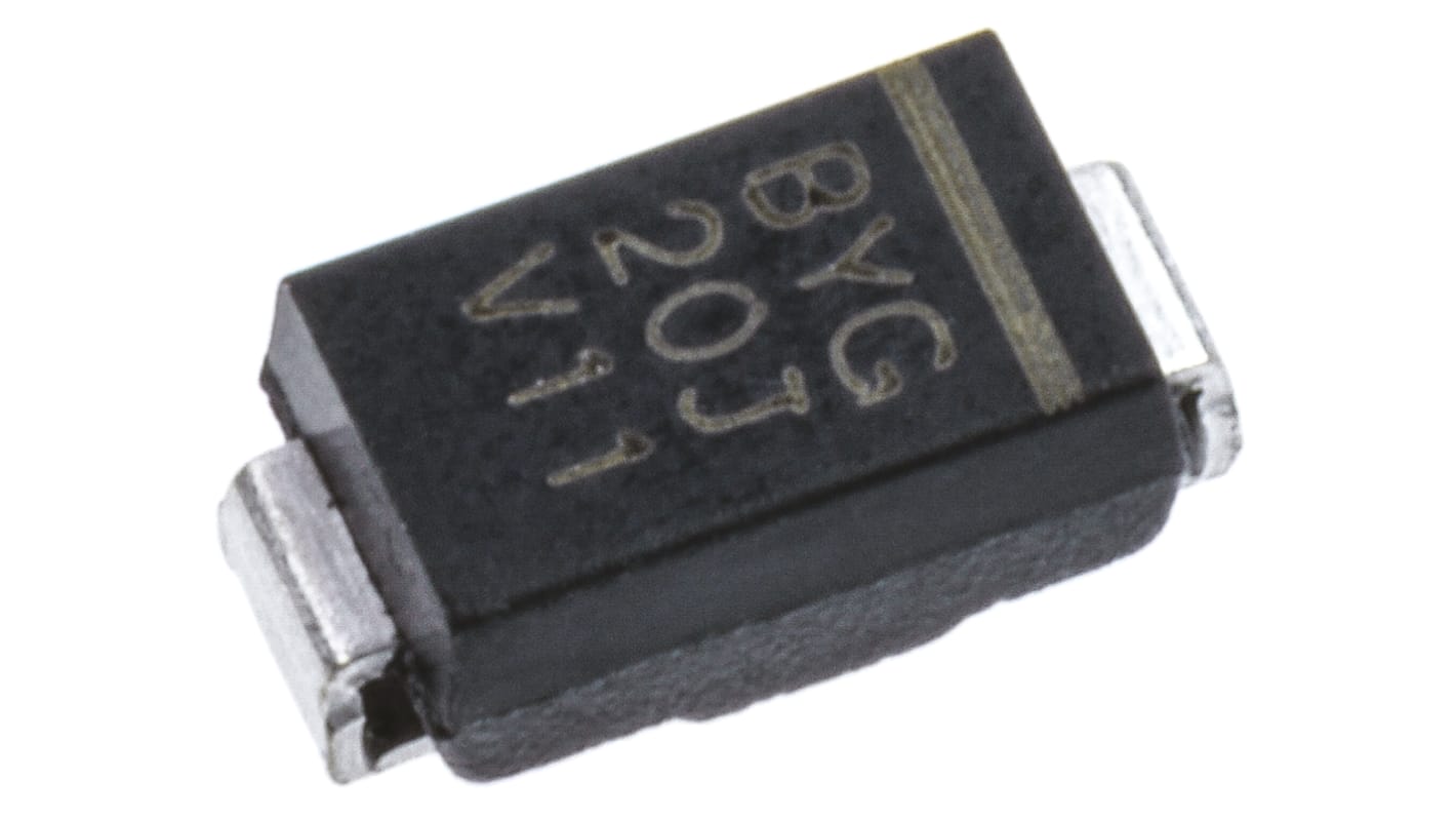 Vishay SMD Ultraschneller Gleichrichter Diode, 600V / 1.5A, 2-Pin DO-214AC (SMA)