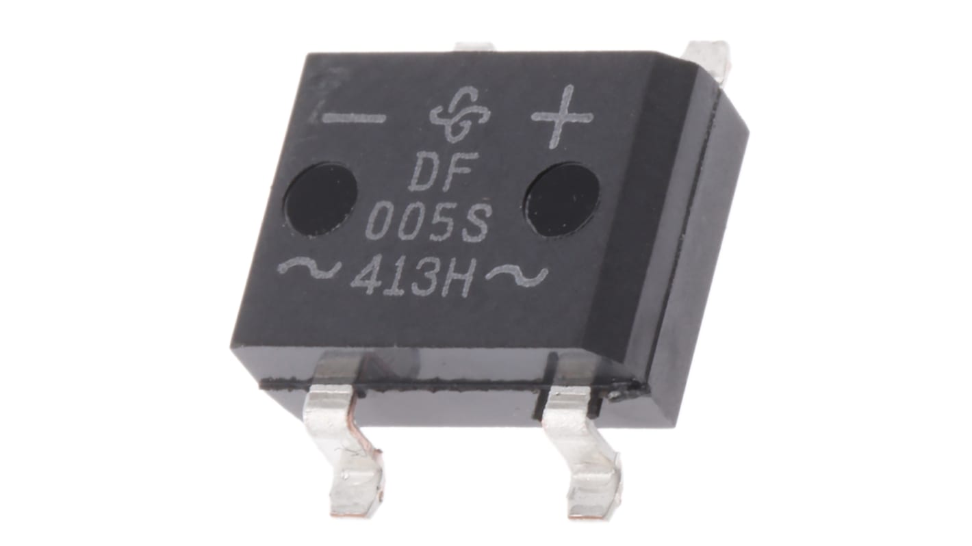 Vishay Brückengleichrichter, 1-phasig 1A 50V SMD 1.1V DFS 4-Pin 5μA