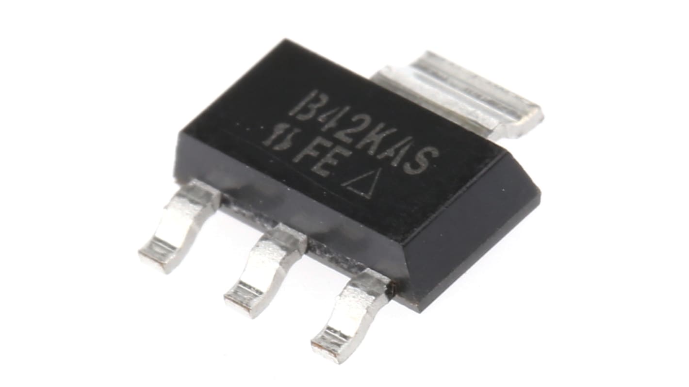 MOSFET Vishay, canale P, 500 mΩ, 1.8 A, SOT-223, Montaggio superficiale