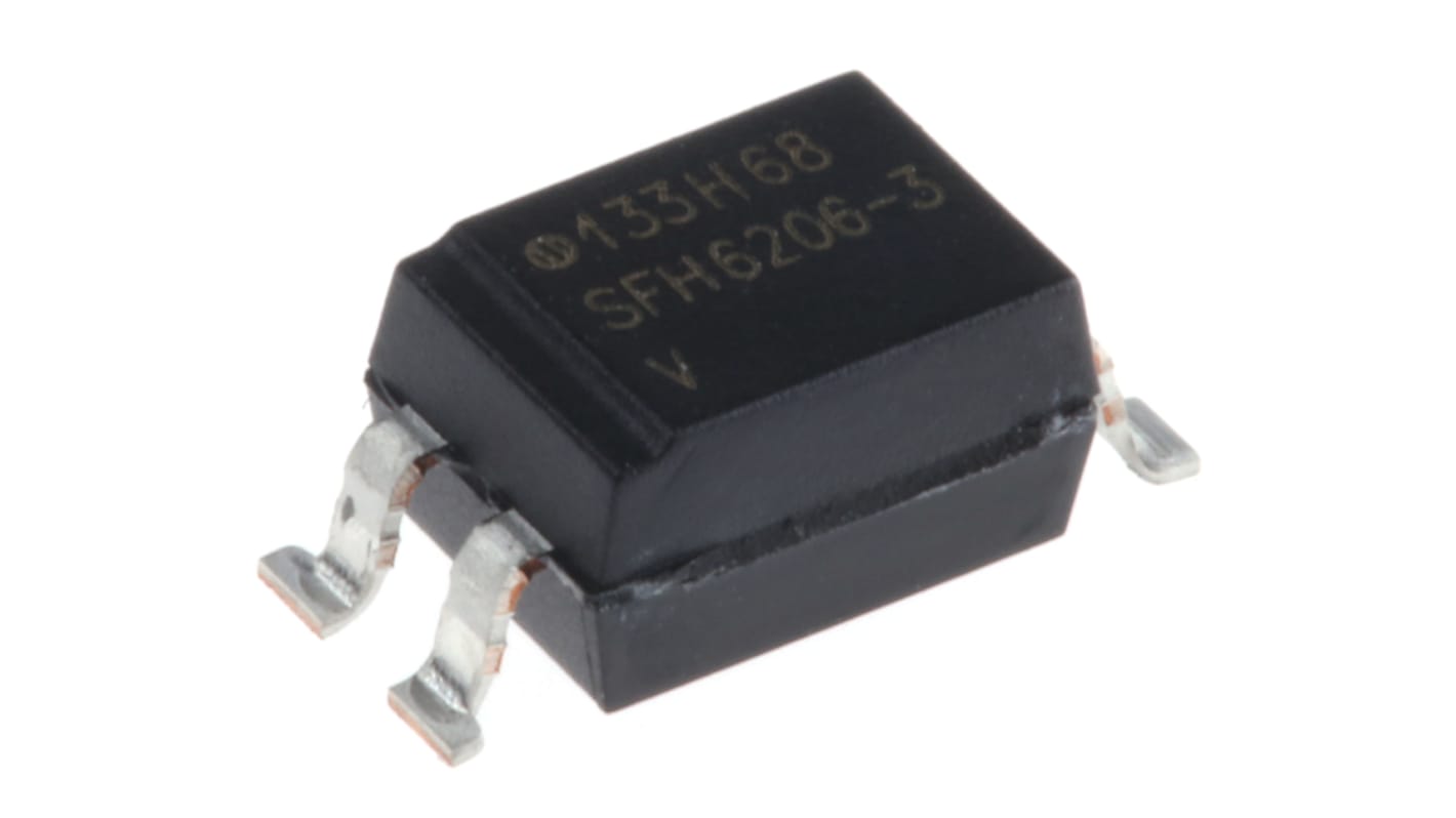 Vishay SMD Optokoppler AC-In / Transistor-Out, 4-Pin SMD, Isolation 5300 V ac