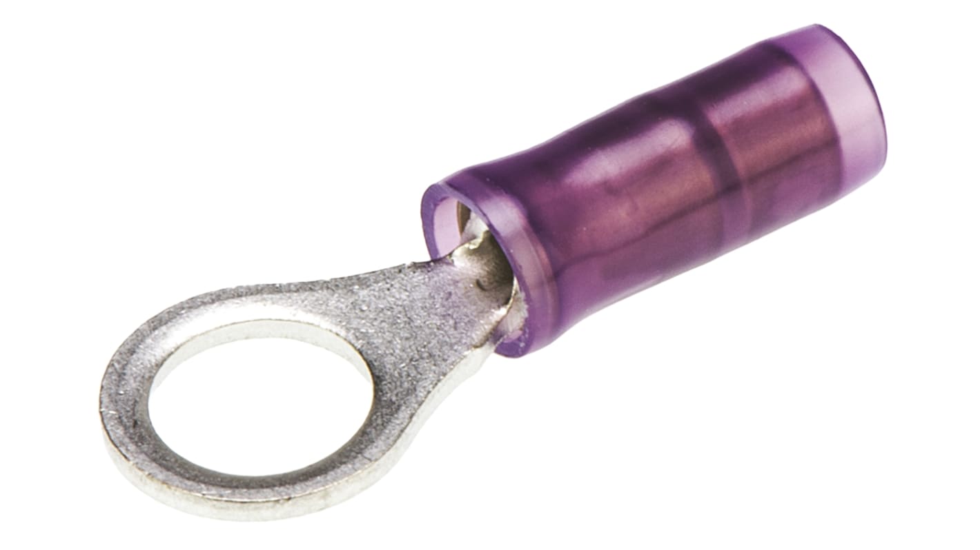 152892 TE Connectivity, PIDG Insulated Crimp Ring Terminal, M5 Stud