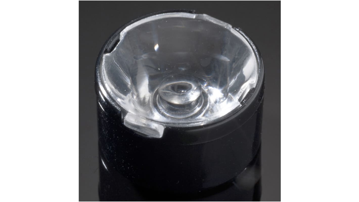 Lente LED Ledil, 16.1 (Dia.) x 11mm, Punto, 18 °, para Cree MX-6, Nichia NS3x83, Nichia NS6x83 Redonda, Serie Tina2