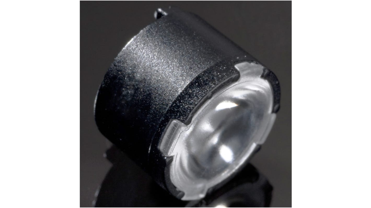 Lente LED Ledil, diámetro 9.9mm, 9.9 (Dia.) x 6.8mm, Ángulo Medio, 19 → 28 °, para Cree XB-D, Cree XP-E, Cree