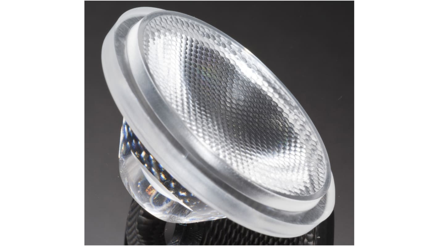 Lentille pour LED, Ledil 22 → 26°, diamètre 35mm, à utiliser avec Cree MC-E, Cree MHB-A, Cree XM-L, Cree XP-G2,