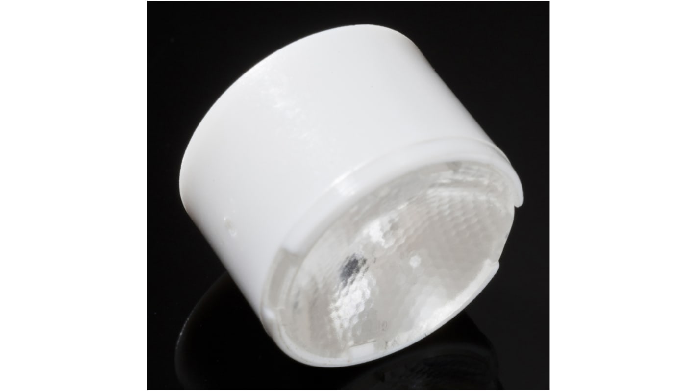 Lente LED Ledil, diámetro 10.8mm, 10.8 (Dia.) x 7.1mm, Punto, 22 °, para Lumileds LUXEON Rebel Redonda, Serie Lisa