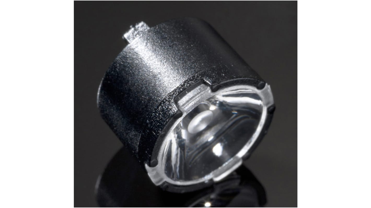 Lente LED Ledil, diámetro 9.9mm, 9.9 (Dia.) x 6.6mm, Punto, 18 → 24 °, para Lumileds LUXEON A, Lumileds LUXEON
