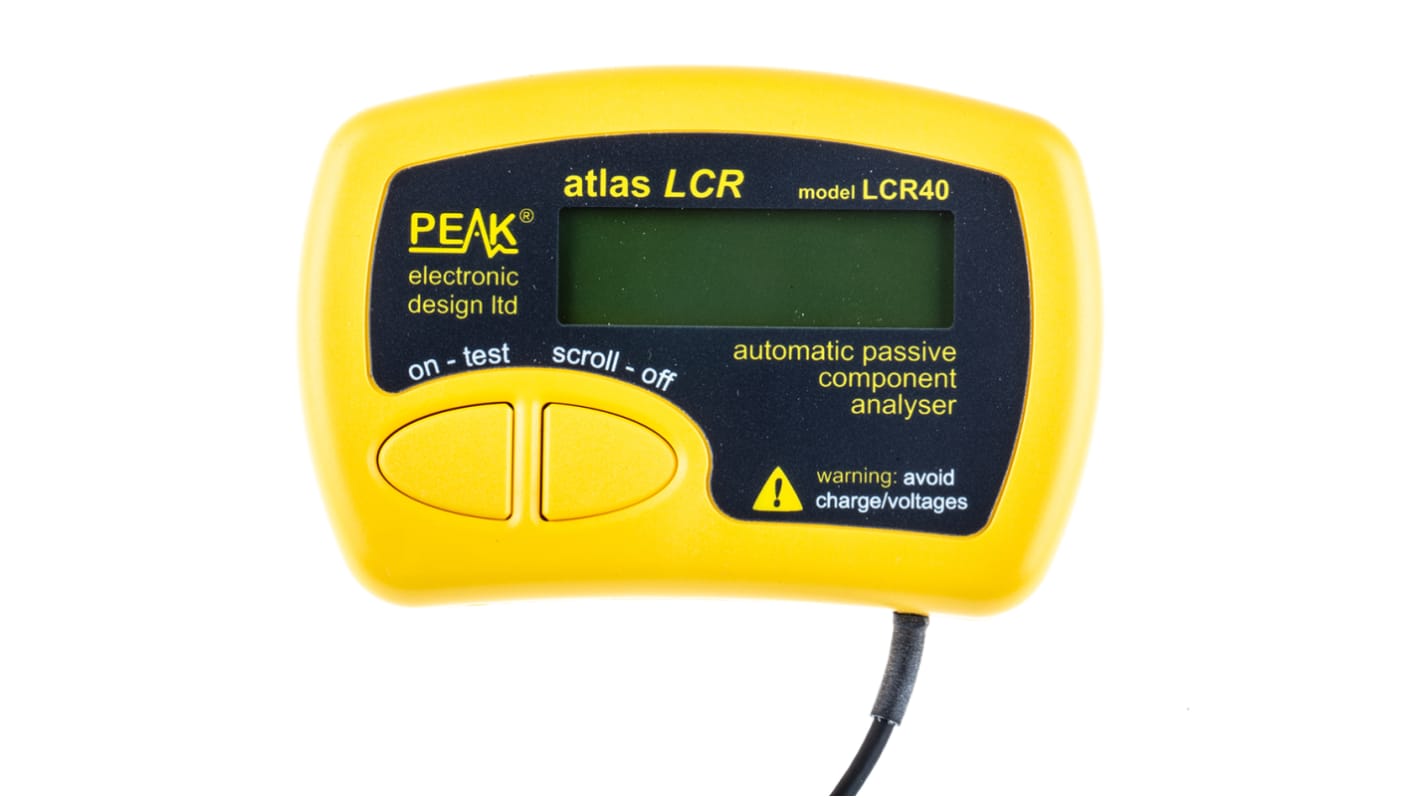 LCR40m Peak Electronic Design LCR40 Handheld LCR Meter 10mF, 2 MΩ, 10H RS