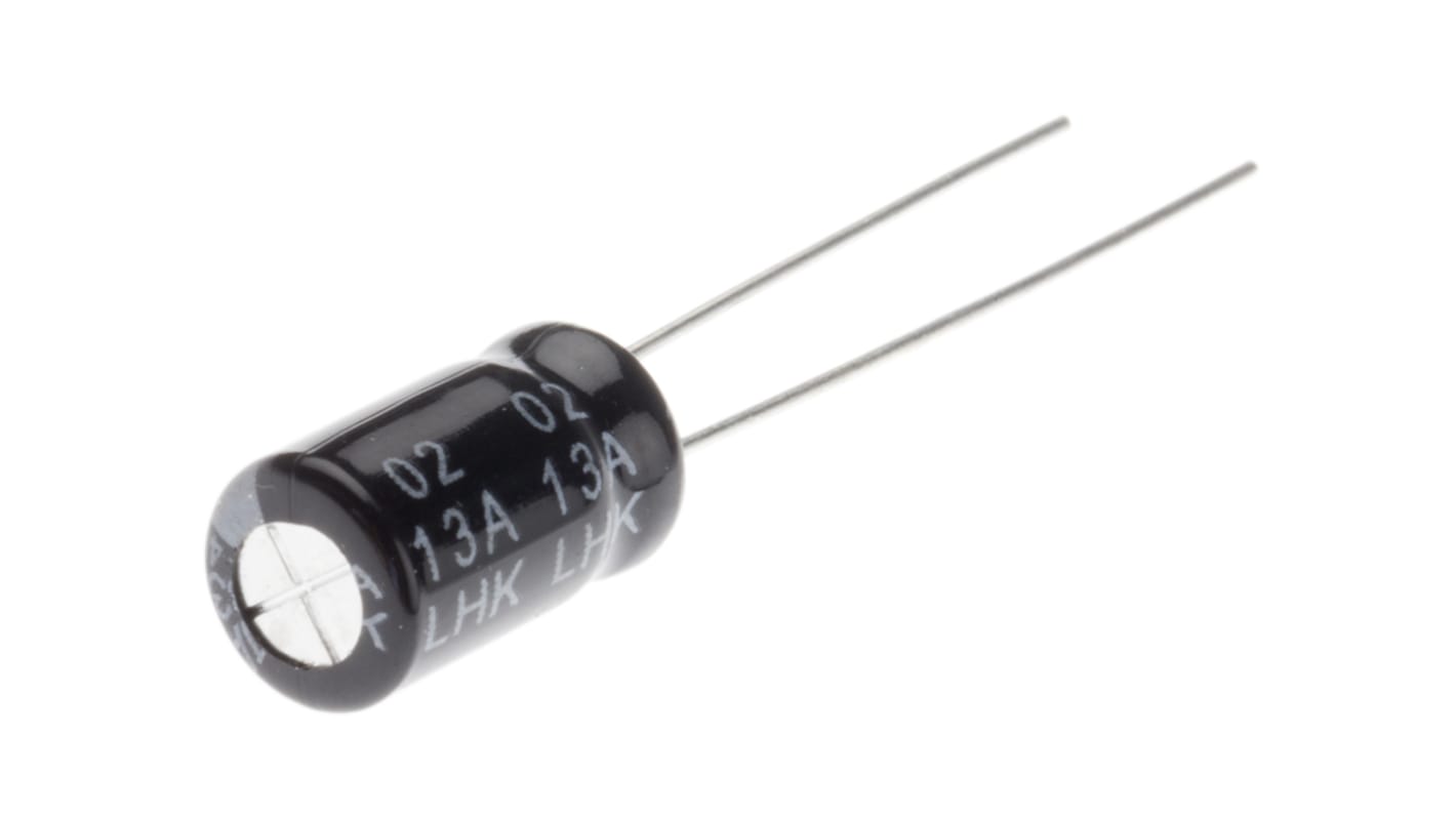 RS PRO 330μF Aluminium Electrolytic Capacitor 6.3V dc, Radial, Through Hole