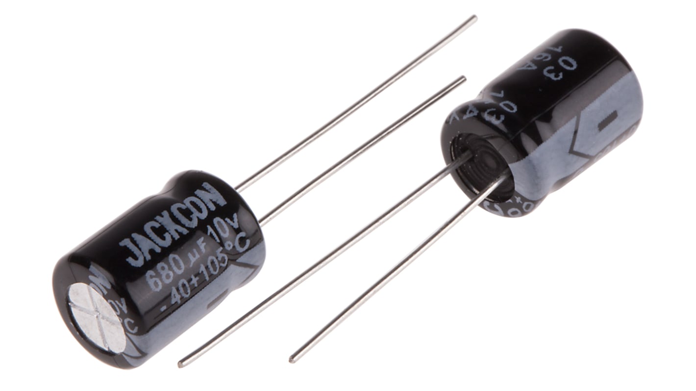 RS PRO, THT Aluminium-Elektrolyt Kondensator 680μF ±20% / 10V dc, Ø 8mm x 11mm x 11mm, bis 105°C