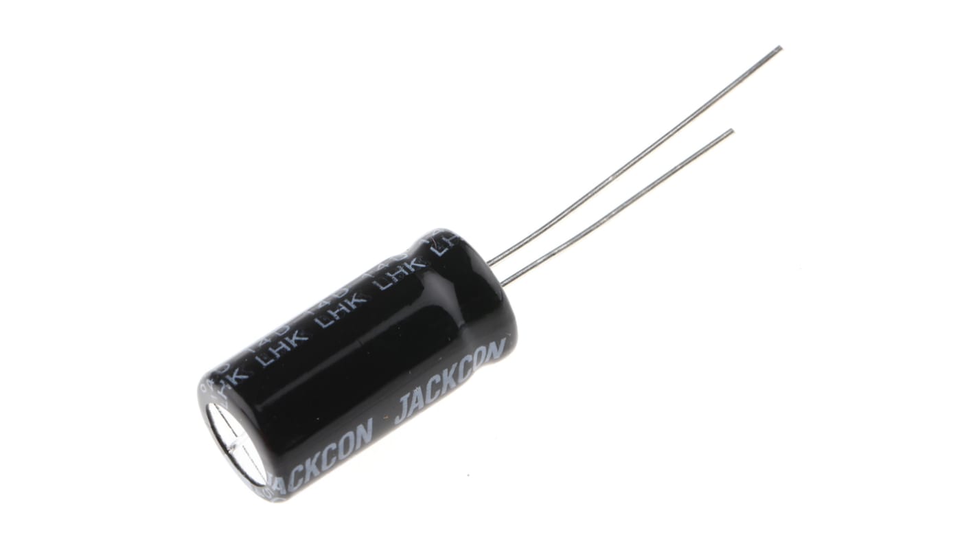 RS PRO 1500μF Aluminium Electrolytic Capacitor 16V dc, Radial, Through Hole