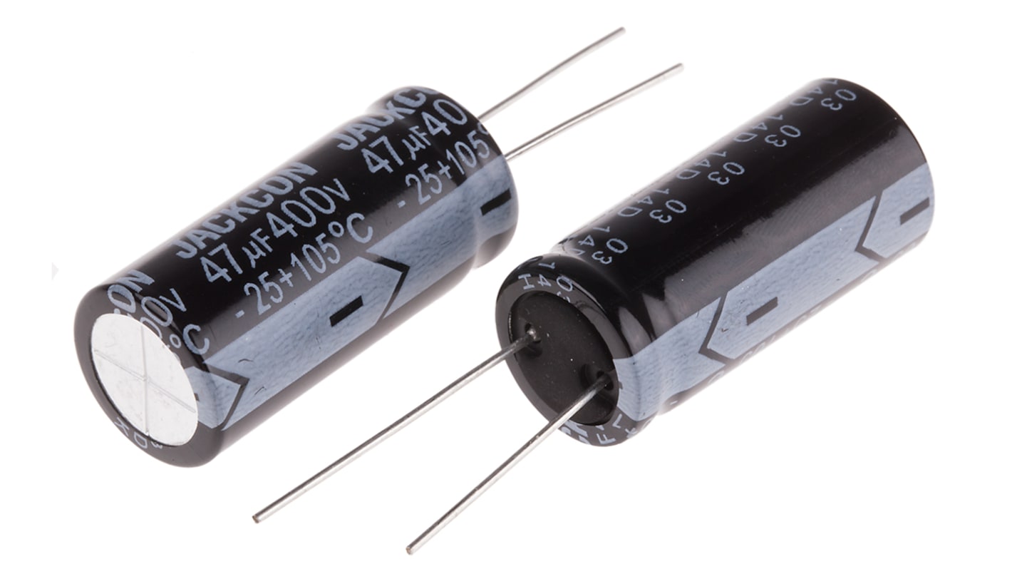 Condensateur électrolytique Rubycon 47µF 400V 105°C - Modèle Radial Enfichable 400AXF47MSN