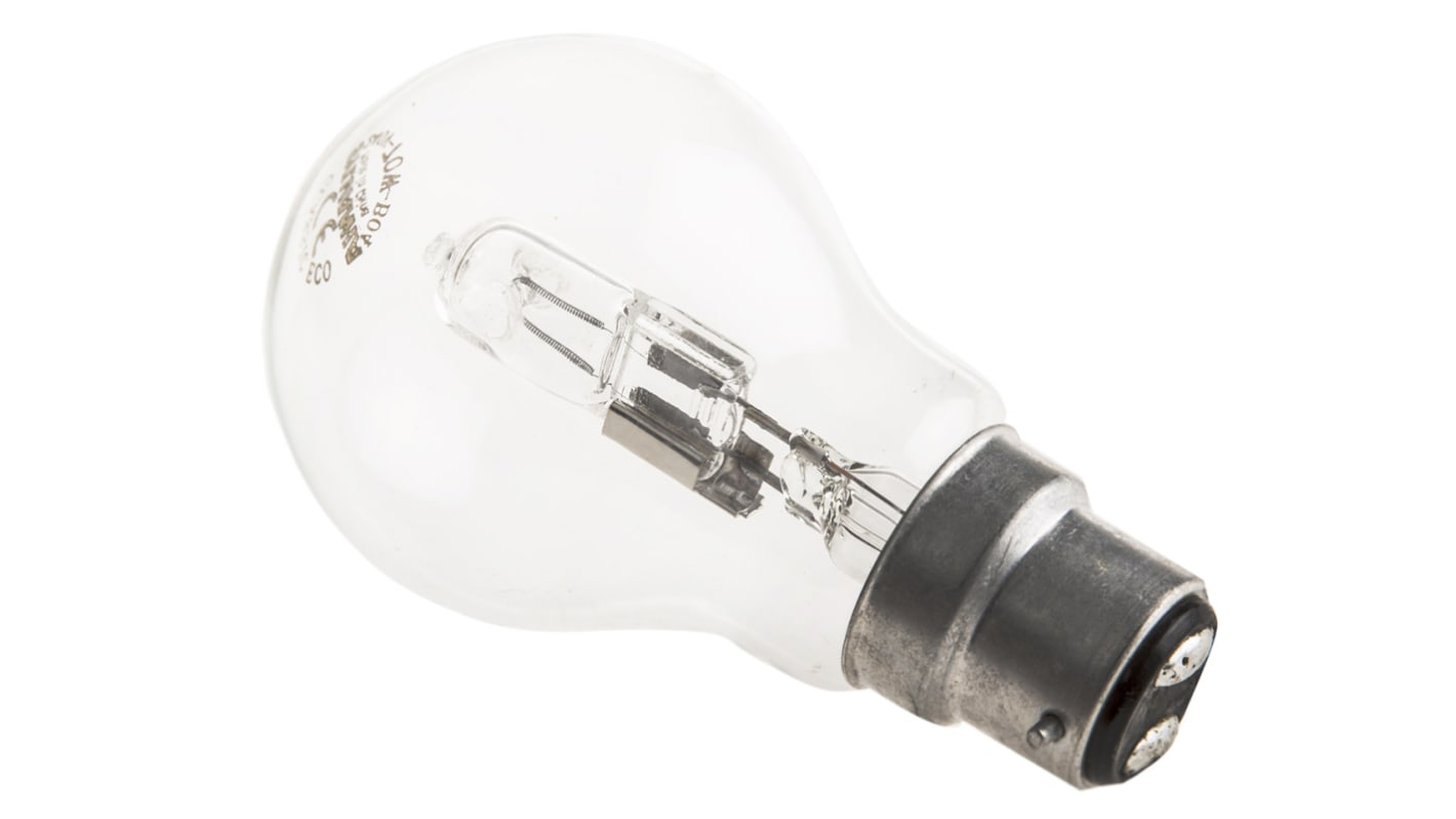 Sylvania Kolbenform Halogenlampe 240 V / 70 W, 2000h, BC / B22d Sockel, Ø 55.8mm x 98,5 mm