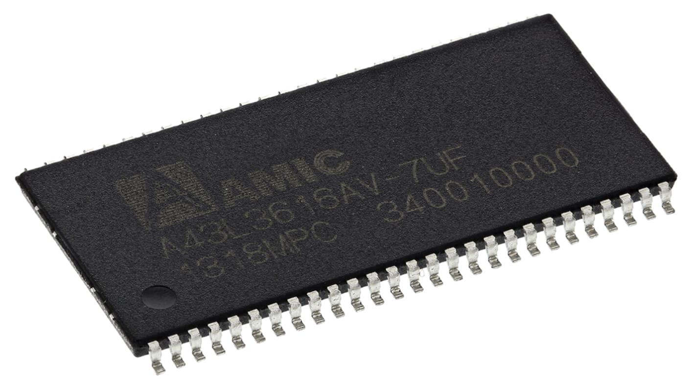 SDRAM A43L3616AV-7F, 128Mbit, 143MHz, Montaje superficial, TSSOP, 54 pines