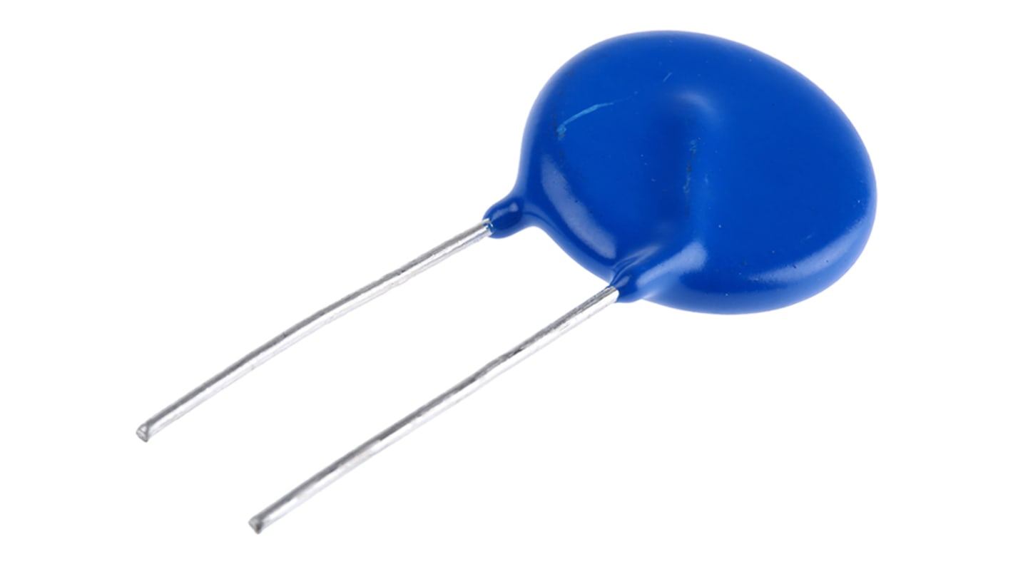 EPCOS SuperioR-MP Metalloxid-Varistor, 1.15nF, 430V, 275V, 280J, Metall / 100A, 12000A max., mm, Ø 22.5mm, 6.5mm