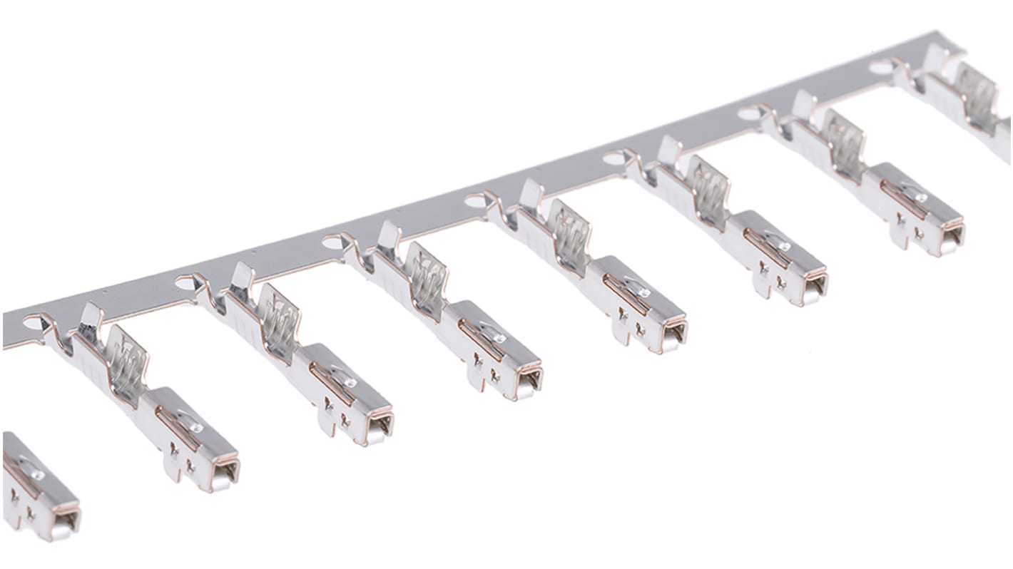 TE Connectivity MULTILOCK 040 III Series Female Crimp Terminal, 19AWG Min, 16AWG Max