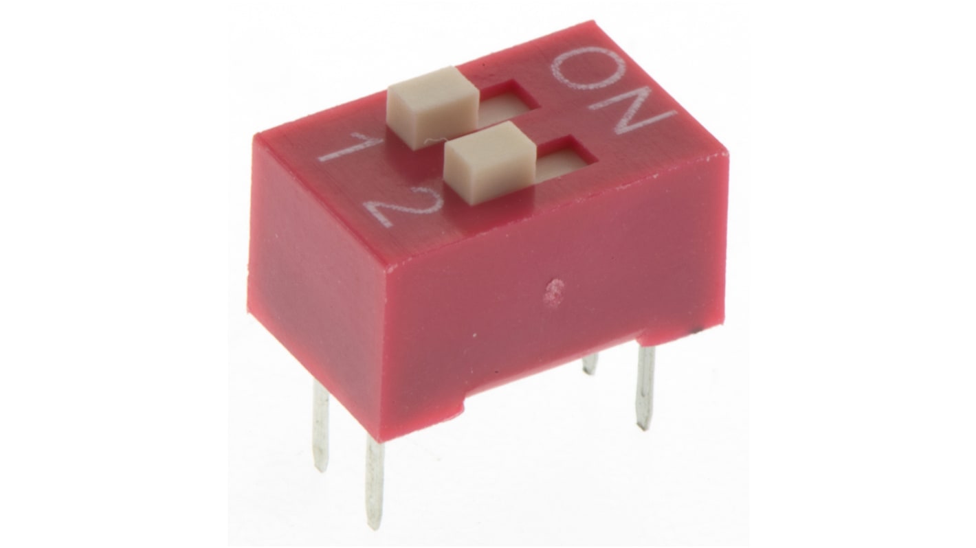 KNITTER-SWITCH 2 Way Through Hole DIP Switch DPST