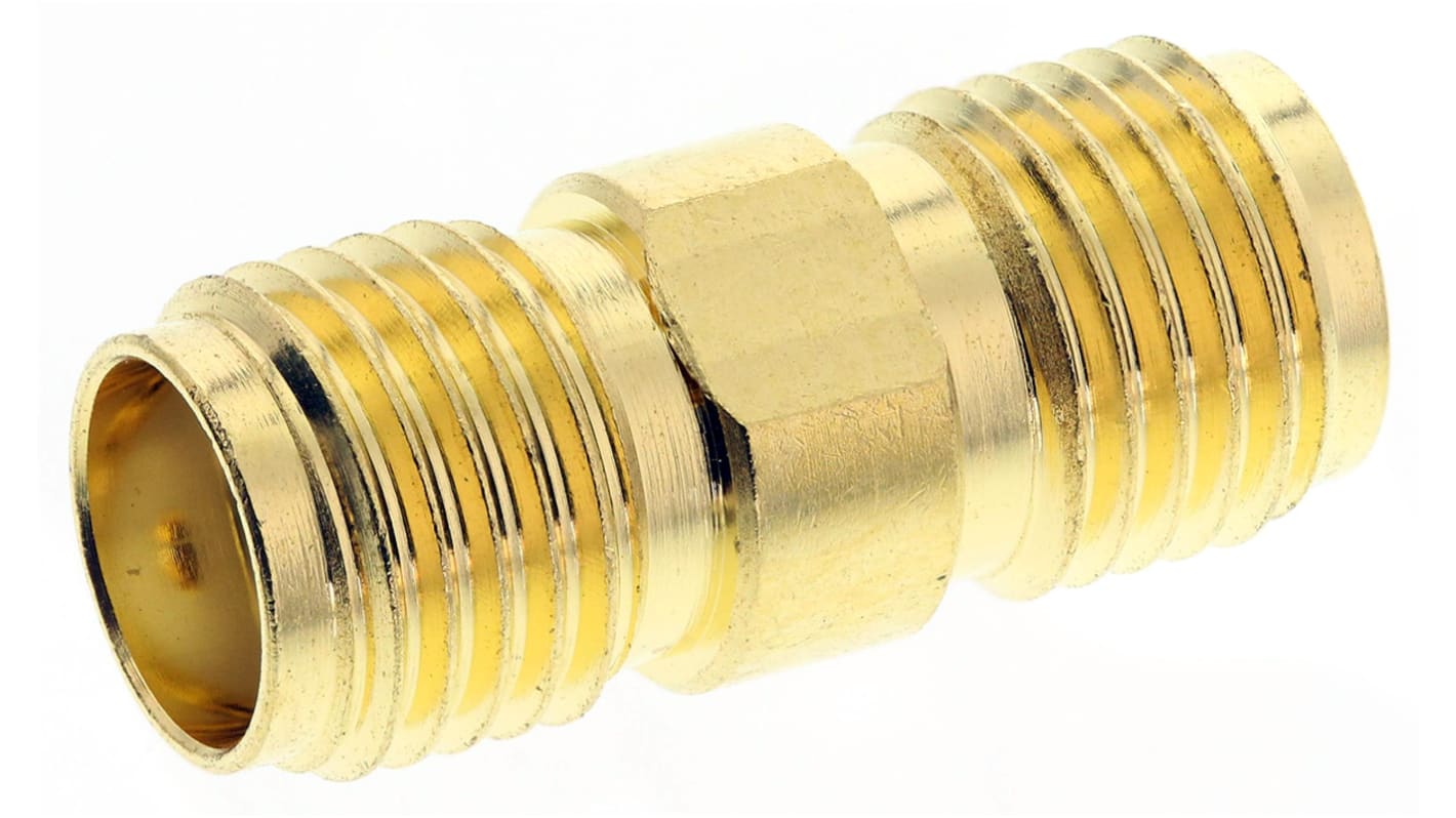 RF adapter Egyenes, 50Ω, Female → Female, 18GHz