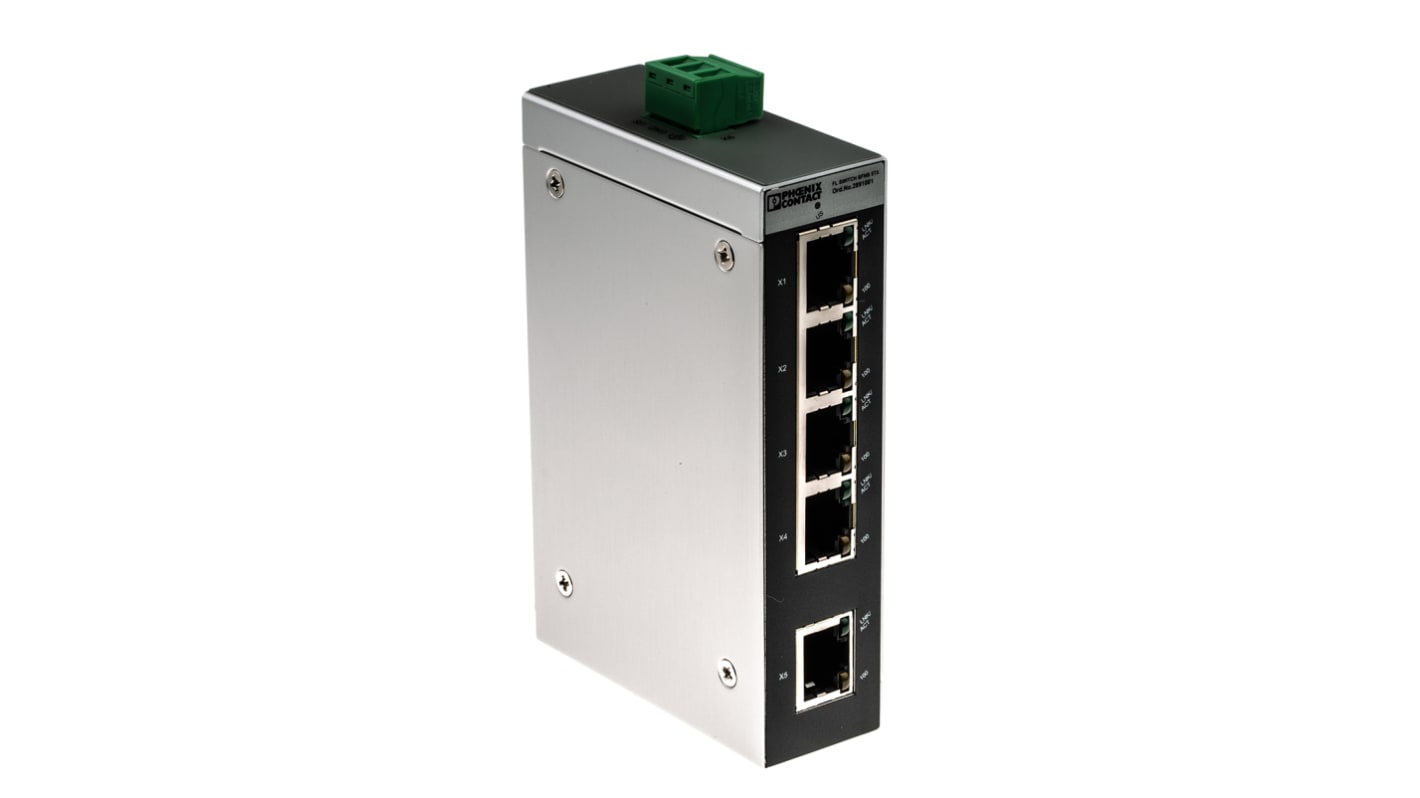 Ethernet Switch 5-portowy 5, Phoenix Contact Bez zarządzania