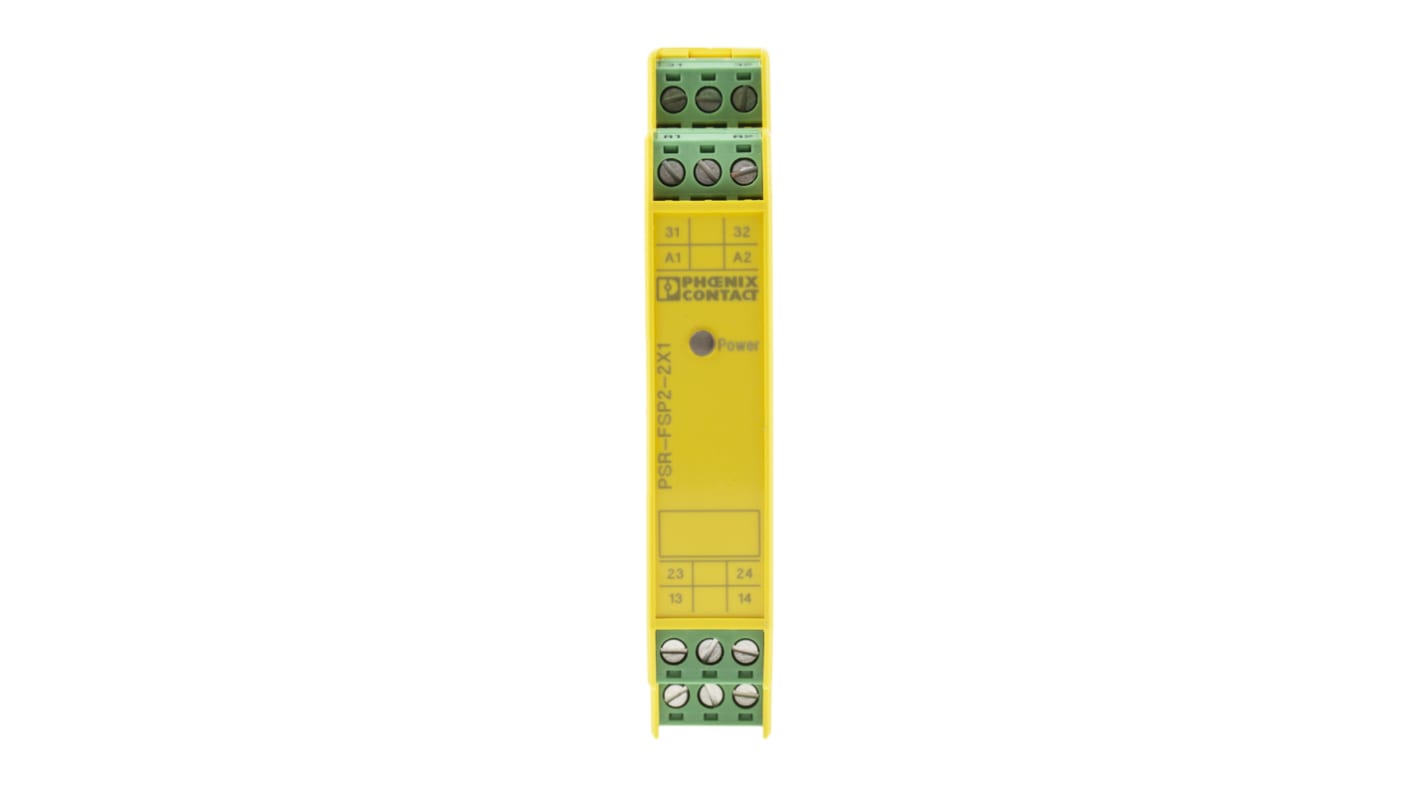 Phoenix Contact PSR-SCP Sicherheitsrelais, 24V dc, 3 Sicherheitskontakte 2 SIL IEC 61508