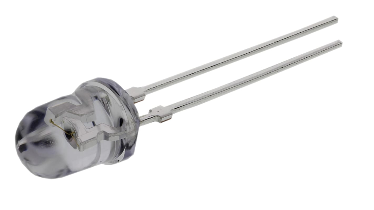 LED průchozí otvor barva Zelená 3,5 V 45° Nichia 5 mm (T-1 3/4)