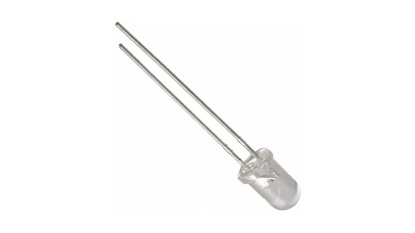 LED Nichia, Blanco, Vf= 3,2 V, 30 °, mont. pasante, encapsulado 5 mm (T-1 3/4)