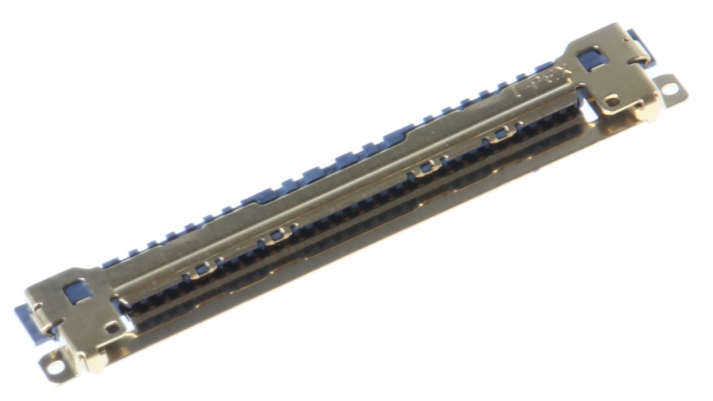 I-Pex 20455 0.5mm Pitch 30 Way 1 Row Right Angle PCB Mount LVDS Connector, Wire to Board, Solder Termination