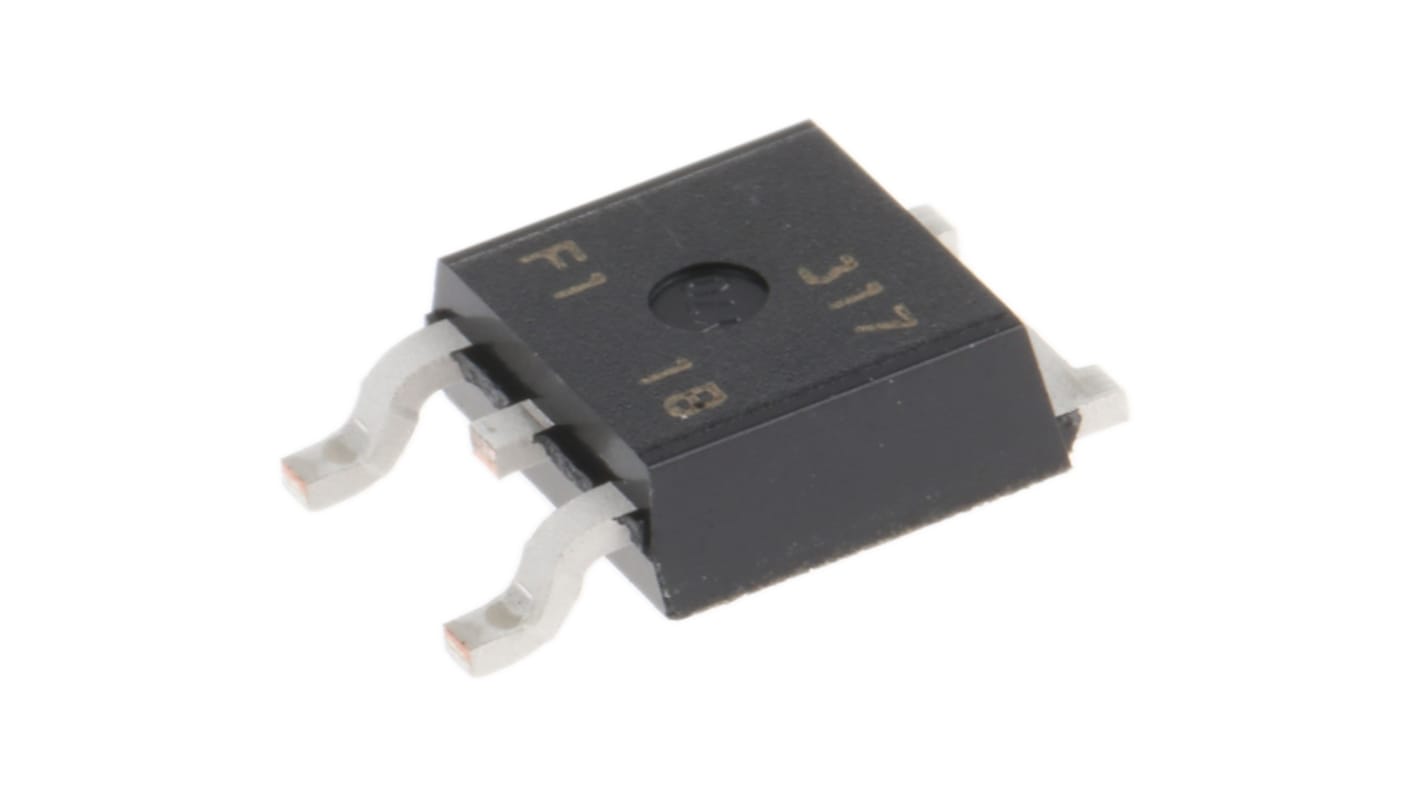 Nisshinbo Micro Devices NJM317DL1-TE1, 1 Linear Voltage, Voltage Regulator 2.2A, 1.25 → 37 V 3-Pin, TO-252