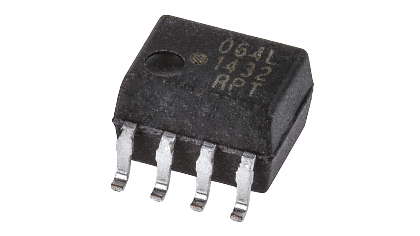 Optoacoplador Broadcom ACPL de 2 canales, Vf= 1.7V, Viso= 3750 V ac, IN. DC, OUT. Puerta Lógica, mont. superficial,