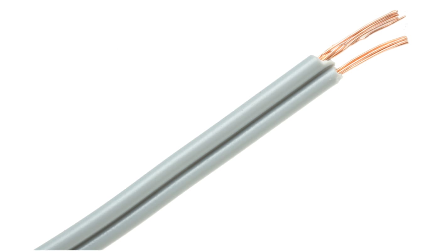 Zvukový kabel 2žilový, vnější průměr: 2mm plocha průřezu 0,34 mm² RS PRO