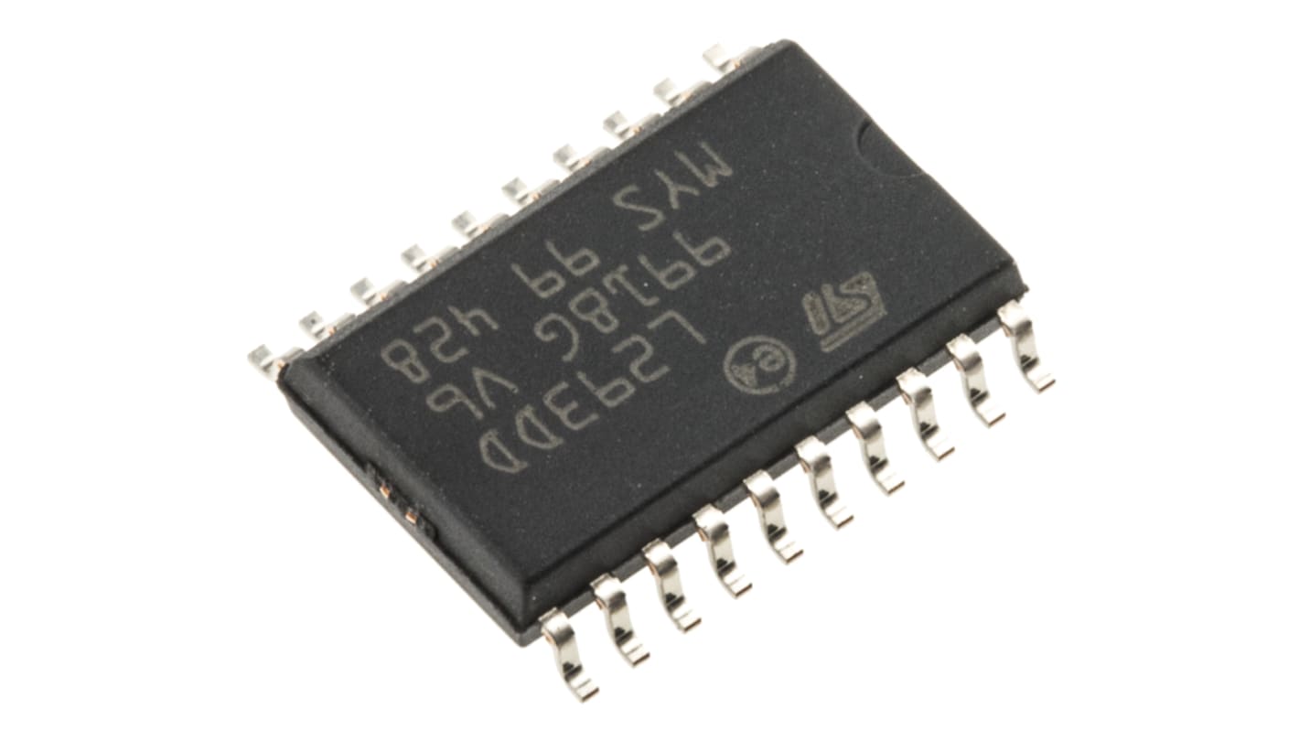 STMicroelectronics L293DD,  Brushed Motor Driver IC, 36 V 0.6A 20-Pin, SOIC