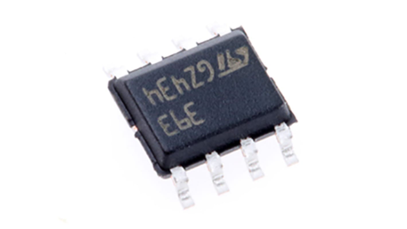 Comparatore STMicroelectronics, , SMD alimentazione singola e duale, SOIC, 2 canali, 8 Pin