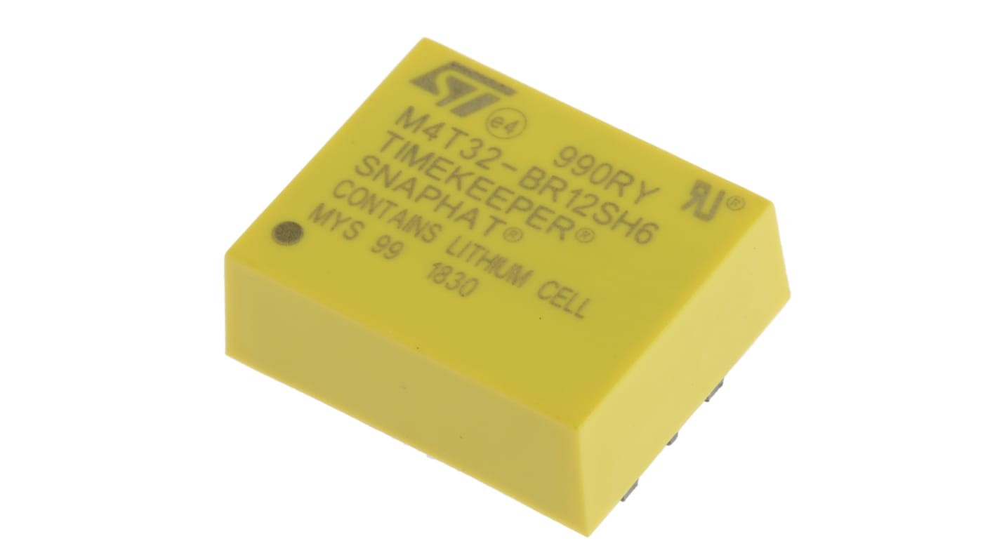 STMicroelectronics M4T32-BR12SH6, Batteribackup IC, Lithium-CF, 3 V, 4 ben, SNAPHAT