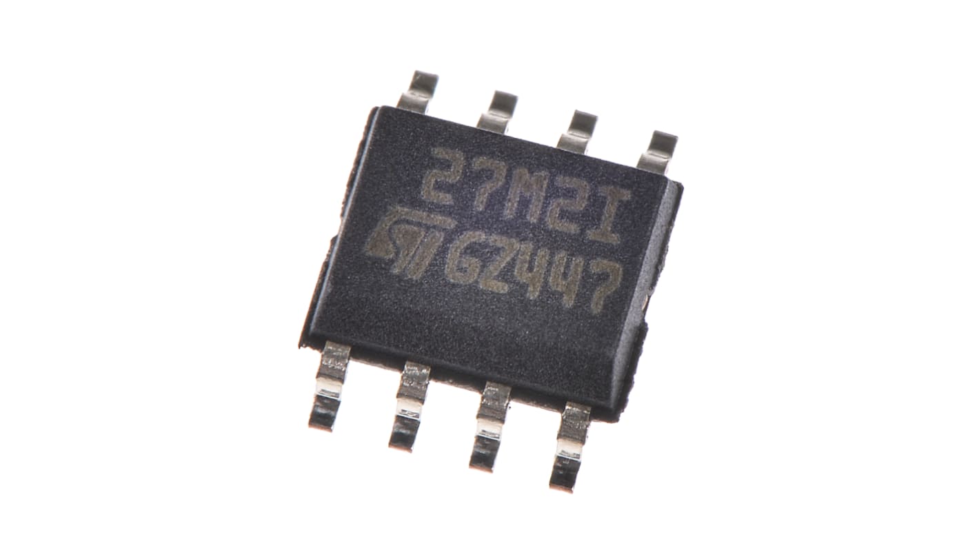 TS27M2IDT STMicroelectronics, Low Power, Op Amp, 1MHz, 5 → 15 V, 8-Pin SOIC